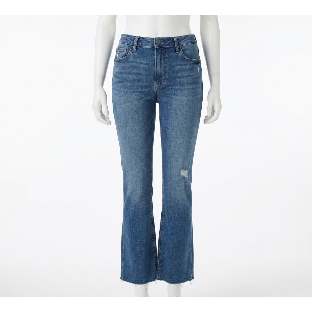 New Kut From The Kloth Kelsey High Rise Ankle Flare Jeans In Blue